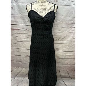 J20-WD NY size 10 black spaghetti strap dress,‎ 100% cotton